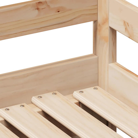 vidaXL Daybed with Drawers without Mattress 90x200 cm Solid Wood