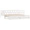 vidaXL Daybed with Trundle and Drawers without Mattress White 90x200 cm