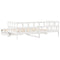 vidaXL Daybed with Trundle and Drawers without Mattress White 90x200 cm
