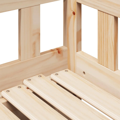 vidaXL Daybed with Trundle and Drawers without Mattress 80x200 cm