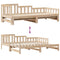 vidaXL Daybed with Trundle and Drawers without Mattress 90x200 cm