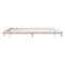 vidaXL Bed Frame without Mattress White 200x200 cm Solid Wood Pine