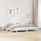 vidaXL Bed Frame without Mattress White 200x200 cm Solid Wood Pine