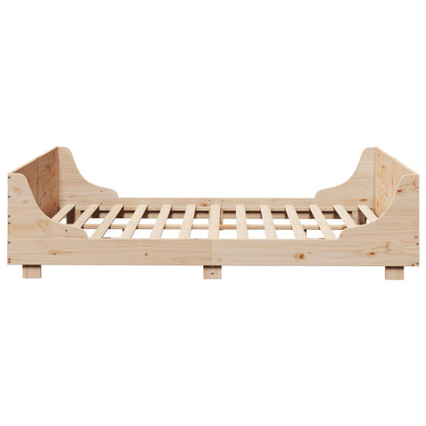 vidaXL Bed Frame without Mattress 140x200 cm Solid Wood Pine