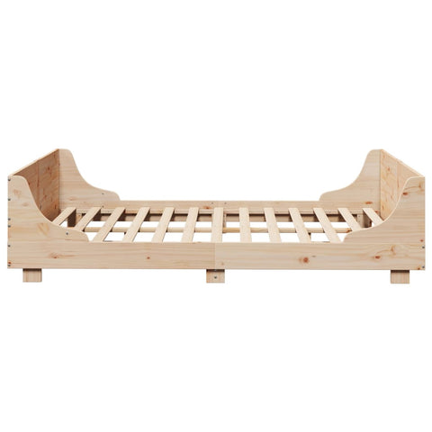 vidaXL Bed Frame without Mattress 140x190 cm Solid Wood Pine