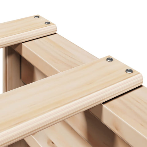 vidaXL Bed Frame without Mattress 120x200 cm Solid Wood Pine