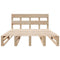vidaXL Bed Frame without Mattress 140x190 cm Solid Wood Pine