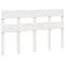 vidaXL Bed Frame without Mattress White 140x190 cm Solid Wood Pine