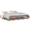 vidaXL Bed Frame without Mattress Wax Brown 180x200 cm Super King Solid Wood Pine