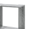 vidaXL Corner Bookcase 5-Tier Grey Sonoma 50x50x179 cm Engineered Wood