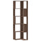 vidaXL Corner Bookcase 5-Tier Brown Oak 50x50x179 cm Engineered Wood