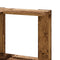 vidaXL Corner Bookcase 5-Tier Old Wood 50x50x179 cm Engineered Wood
