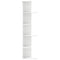 vidaXL Wall Corner Shelf White 36.5x36.5x140 cm Engineered Wood