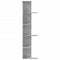 vidaXL Wall Corner Shelf Concrete Grey 36.5x36.5x140 cm Engineered Wood