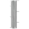 vidaXL Wall Corner Shelf Grey Sonoma 36.5x36.5x140 cm Engineered Wood