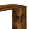 vidaXL Bookcase 5-Tier Smoked Oak 45x23.5x162.5 cm Engineered Wood