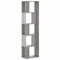 vidaXL Bookcase 5-Tier Grey Sonoma 45x23.5x162.5 cm Engineered Wood