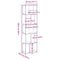 vidaXL Bookcase 5-Tier Grey Sonoma 45x23.5x162.5 cm Engineered Wood