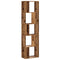 vidaXL Bookcase 5-Tier Old Wood 45x23.5x162.5 cm Engineered Wood