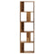 vidaXL Bookcase 5-Tier Old Wood 45x23.5x162.5 cm Engineered Wood