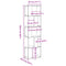 vidaXL Bookcase 5-Tier Old Wood 45x23.5x162.5 cm Engineered Wood