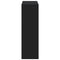 vidaXL Bookcase Black 102x32x102 cm Engineered Wood