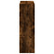 vidaXL Bookcase Smoked Oak 102x32x102 cm Engineered Wood
