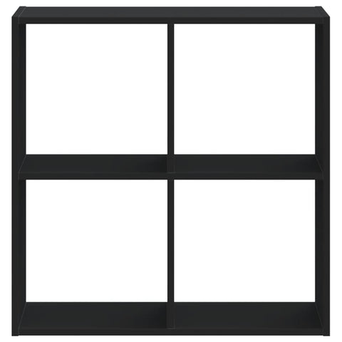 vidaXL Bookcase Black 68.5x32x68.5 cm Engineered Wood