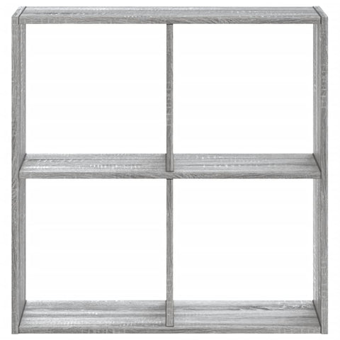 vidaXL Bookcase Grey Sonoma 68.5x32x68.5 cm Engineered Wood