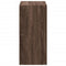 vidaXL Bookcase Brown Oak 68.5x32x68.5 cm Engineered Wood