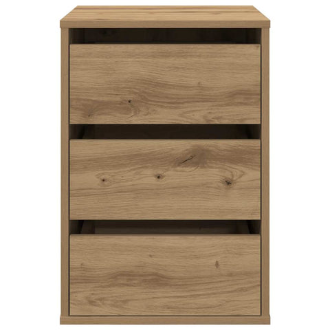 vidaXL Corner Chest of Drawers Artisian Oak 40x41x58 cm Engineered Wood