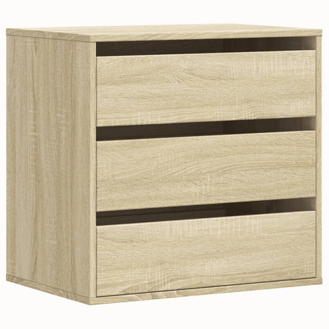 vidaXL Corner Chest of Drawers Sonoma Oak 60x41x58 cm Engineered Wood