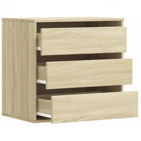 vidaXL Corner Chest of Drawers Sonoma Oak 60x41x58 cm Engineered Wood
