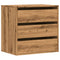vidaXL Corner Chest of Drawers Artisian Oak 60x41x58 cm Engineered Wood