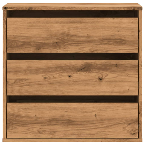 vidaXL Corner Chest of Drawers Artisian Oak 60x41x58 cm Engineered Wood