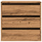 vidaXL Corner Chest of Drawers Artisian Oak 60x41x58 cm Engineered Wood