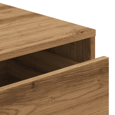 vidaXL Corner Chest of Drawers Artisian Oak 60x41x58 cm Engineered Wood