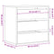 vidaXL Corner Chest of Drawers Artisian Oak 60x41x58 cm Engineered Wood