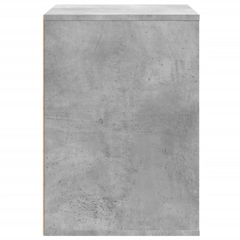 vidaXL Corner Chest of Drawers Concrete Grey 80x41x58 cm Engineered Wood