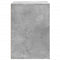 vidaXL Corner Chest of Drawers Concrete Grey 80x41x58 cm Engineered Wood