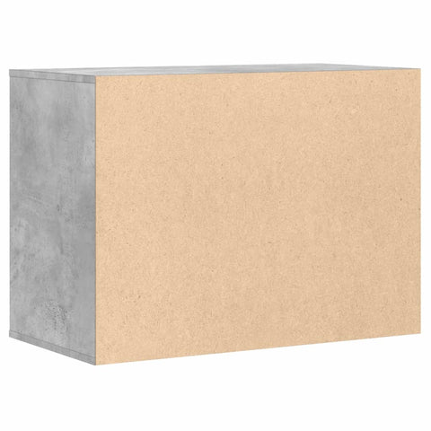 vidaXL Corner Chest of Drawers Concrete Grey 80x41x58 cm Engineered Wood