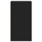 vidaXL Corner Chest of Drawers Black 40x41x76 cm Engineered Wood