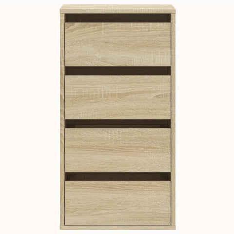 vidaXL Corner Chest of Drawers Sonoma Oak 40x41x76 cm Engineered Wood
