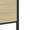 vidaXL Metal Bed Frame without Mattress Sonoma Oak 75x190 cm Small Single