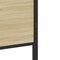 vidaXL Metal Bed Frame without Mattress Sonoma Oak 137x190 cm