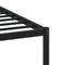 vidaXL Metal Bed Frame without Mattress Brown Oak 100x200 cm