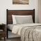 vidaXL Headboard Brown Oak 107 cm Engineered Wood and Steel