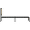 vidaXL Metal Bed Frame without Mattress Sonoma Oak 75x190 cm Small Single