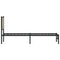 vidaXL Metal Bed Frame without Mattress Sonoma Oak 80x200 cm