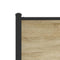 vidaXL Metal Bed Frame without Mattress Sonoma Oak 90x190 cm Single